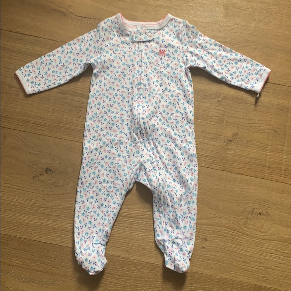 Carter’s Floral Sleeper Pyjamas - Size 6 months